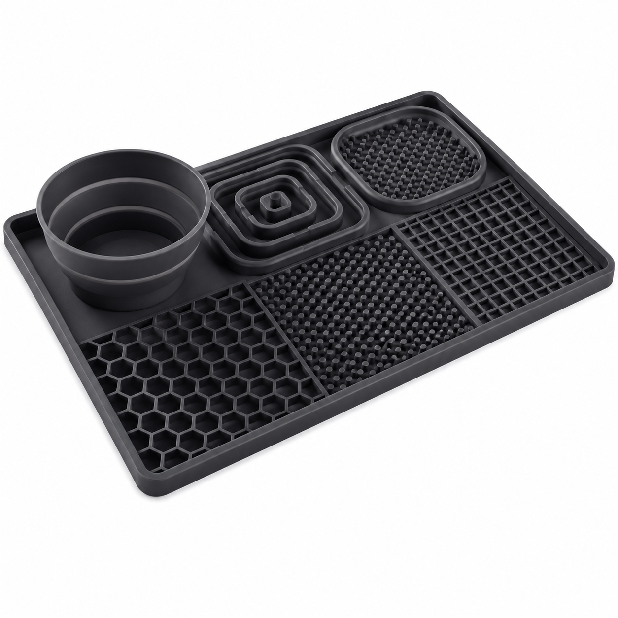 PurrLick™ 3-in-1 Slow Feeder Mat — Sniff, Lick & Eat (Anxiety Relief)