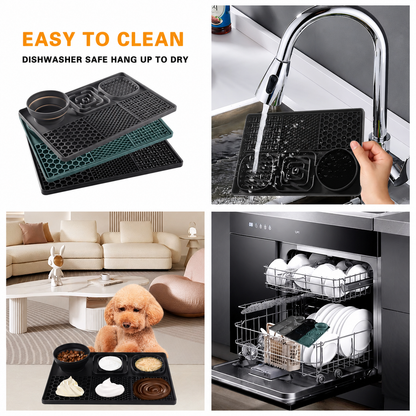 PurrLick™ 3-in-1 Slow Feeder Mat — Sniff, Lick & Eat (Anxiety Relief)