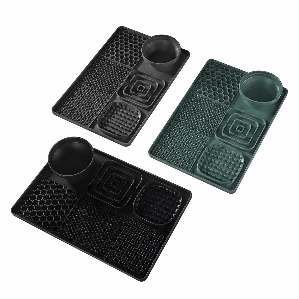 PurrLick™ 3-in-1 Slow Feeder Mat — Sniff, Lick & Eat (Anxiety Relief)