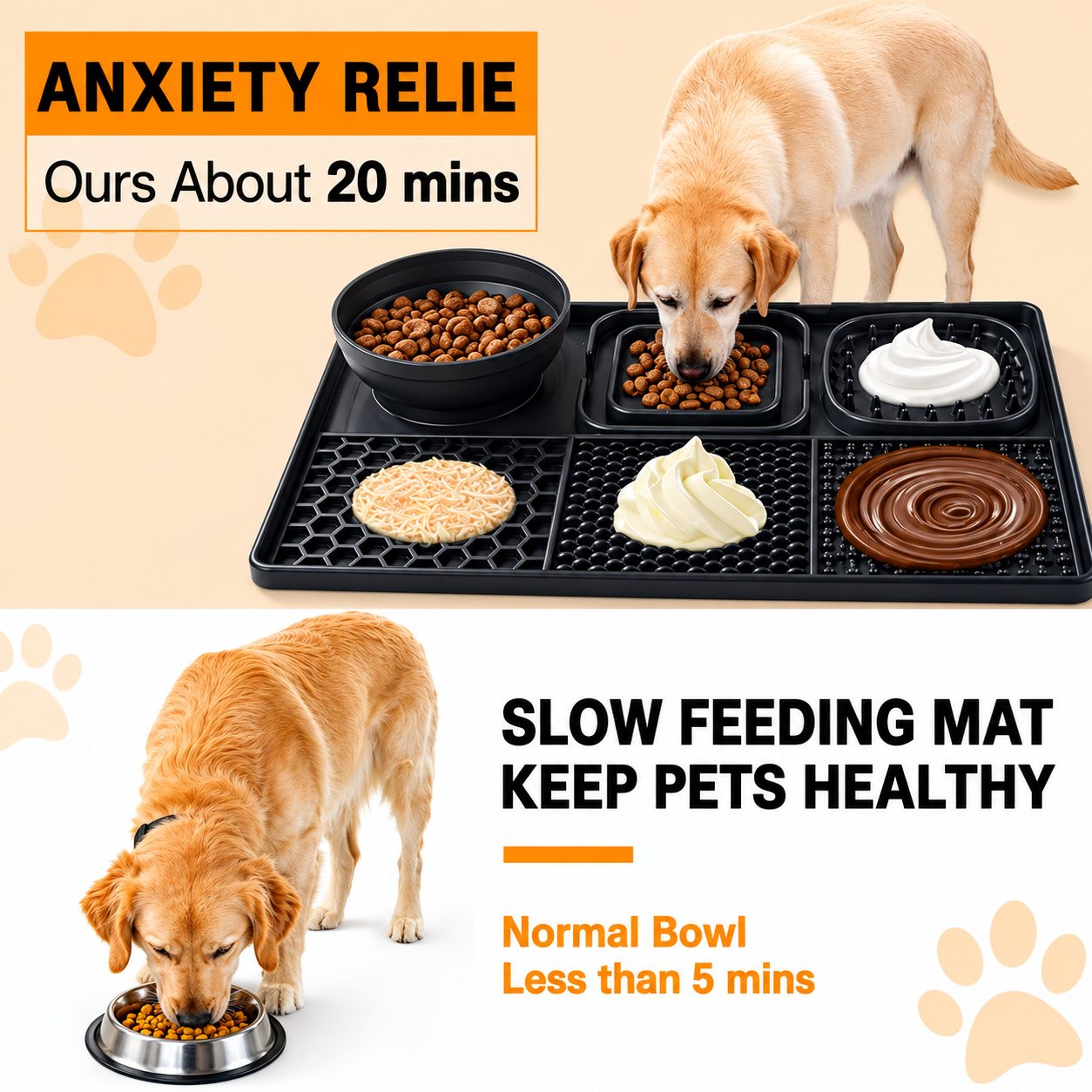 PurrLick™ 3-in-1 Slow Feeder Mat — Sniff, Lick & Eat (Anxiety Relief)