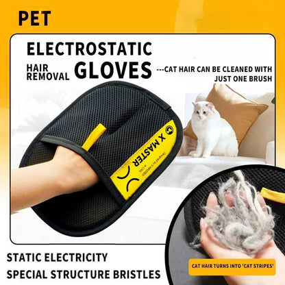 2-in-1 Electrostatic Pet Hair Remover Gloves