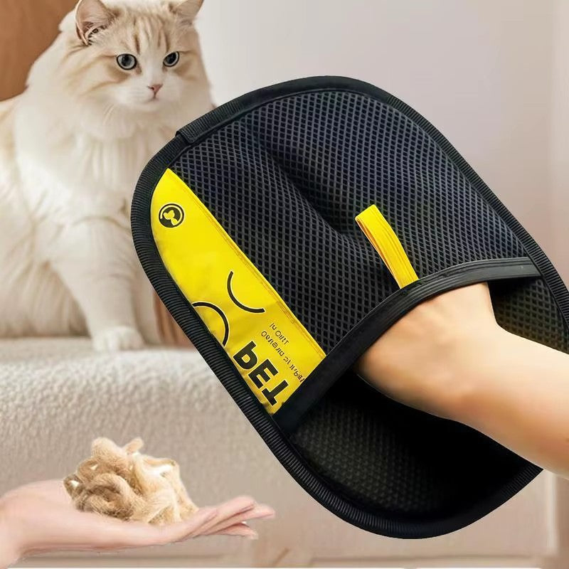 2-in-1 Electrostatic Pet Hair Remover Gloves