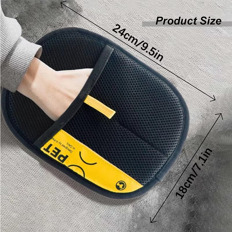 2-in-1 Electrostatic Pet Hair Remover Gloves